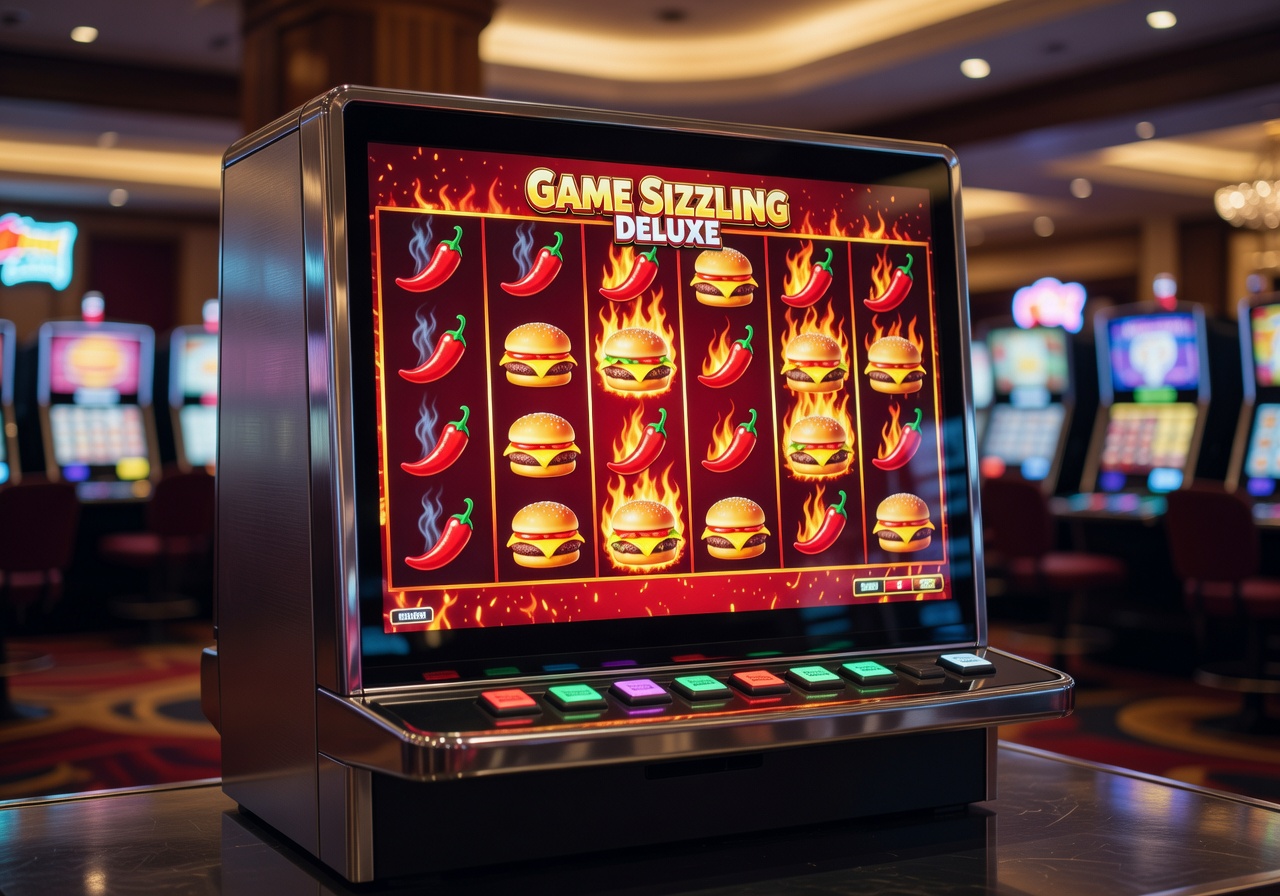 Game Sizzling Deluxe Slot Machine Interface
